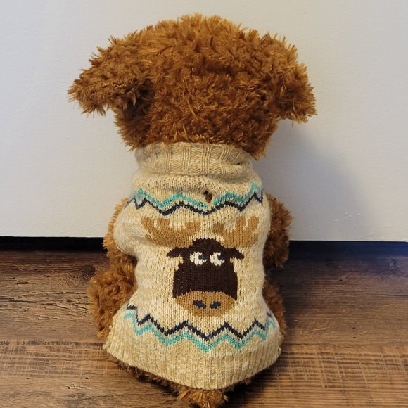 ❣️HP❣️Moose sweater for pet sz: XS - Picture 1 of 6